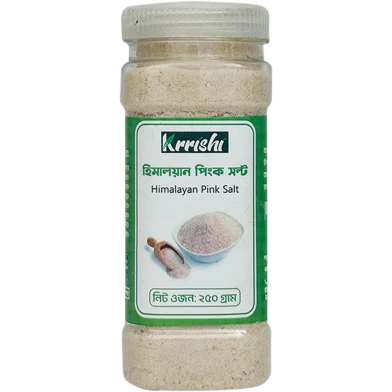 Krrishi Himalayan Pink Salt 250 gm: null | Rokomari.com - Rokomari product